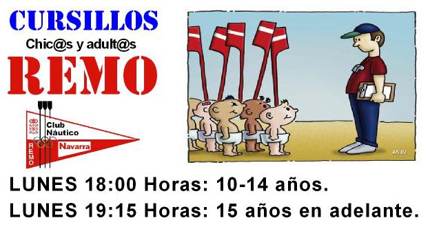 Contin&uacute;an los cursos de la Escuela de Remo (Club N&aacute;utico Navarra)